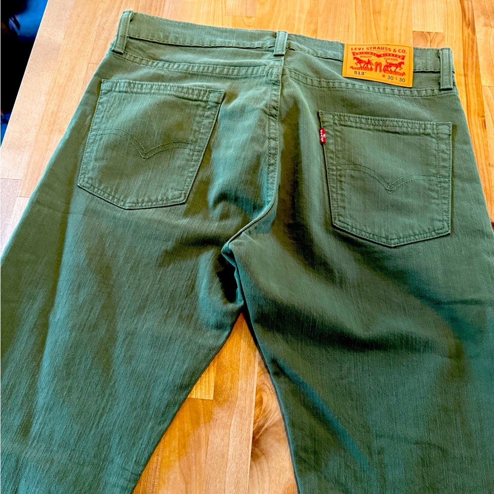 Levi 513 30x30 Olive Jeans